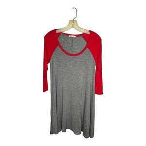 Heart Hips Baseball Shirt Dress